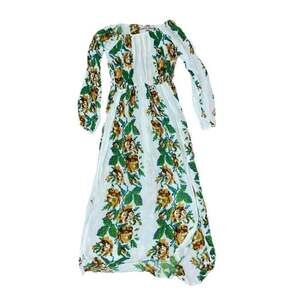 Crazy Train Multi-color Floral Print Long Sleeve Open Front Dress